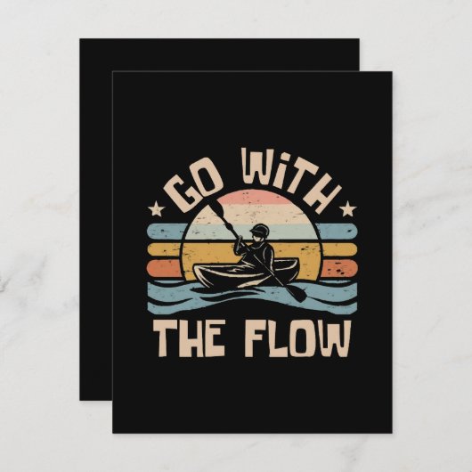 kayaklustig begleitkarte (Vorne/Hinten)