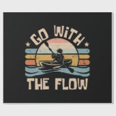 kayaklustig geschenkpapier (Flach)