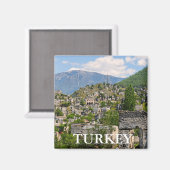 Kayakoy, TÜRKEI Magnet (Vorderseite/Rückseite)