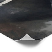 Kayakoy Village Griechische Häuser Abstrakte Kunst Poster (Ecke)