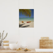 Kayaks am Strand, Plantation Island Resort Poster (Küche)