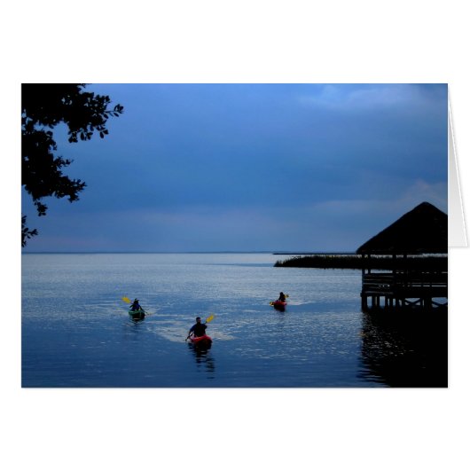 Kayaks auf dem Sound (Vorderseite (Horizontal))