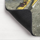 Kayaks auf Dicebox Island, Broken Island Group, Mousepad (Ecke)