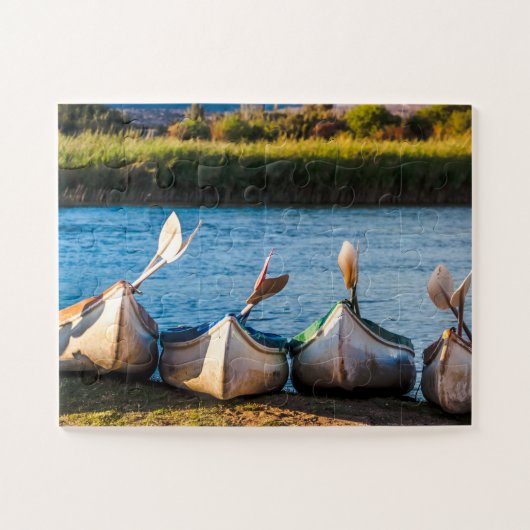 Kayaks by the River Puzzle (Horizontal)