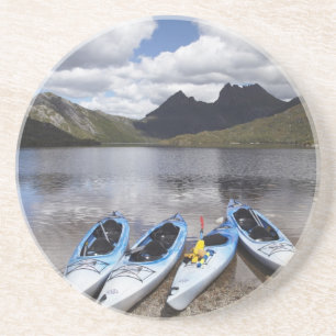 Kayaks, Cradle Mountain und Dove Lake, Cradle Sandstein Untersetzer