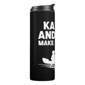 Kayaks Dogs Thermosbecher (Nach links gedreht)