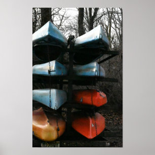 Kayaks Foto Poster