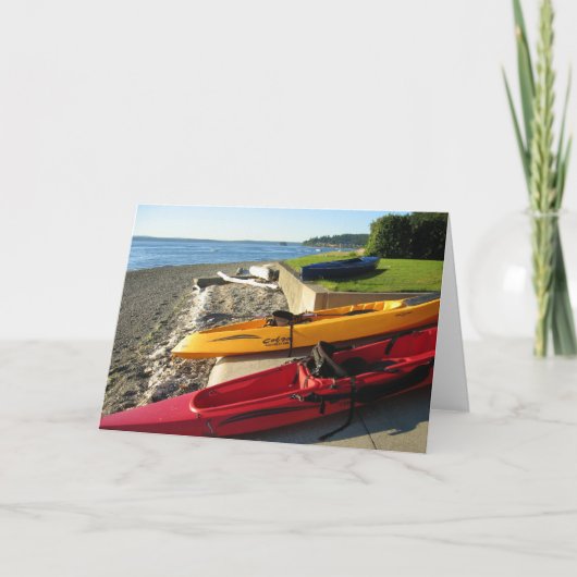 Kayaks Karte (Vorderseite)
