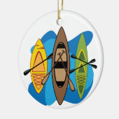 Kayaks Keramik Ornament (Links)