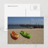 Kayaks Postcard Postkarte (Vorne/Hinten)