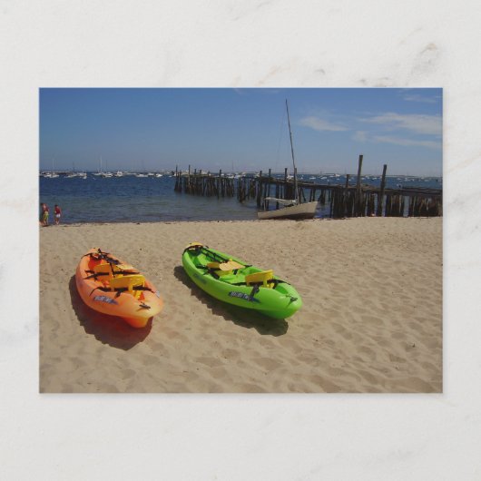 Kayaks Postcard Postkarte (Vorderseite)