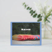 Kayaks Postcard Postkarte (Stehend Vorderseite)