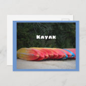 Kayaks Postcard Postkarte (Vorne/Hinten)