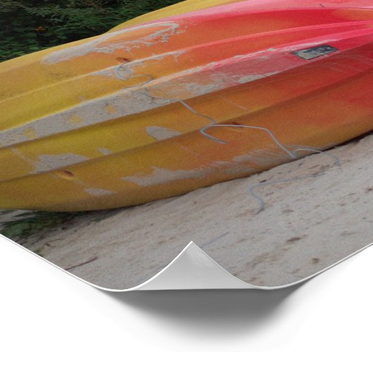 Kayaks Poster (Ecke)