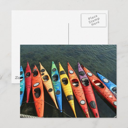 Kayaks! Postkarte (Vorne/Hinten)