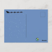 Kayaks Pulling Sleigh Faltenkarte Postkarte (Rückseite)