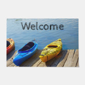 Kayaks Welcome Mat Fußmatte (Vorderseite)