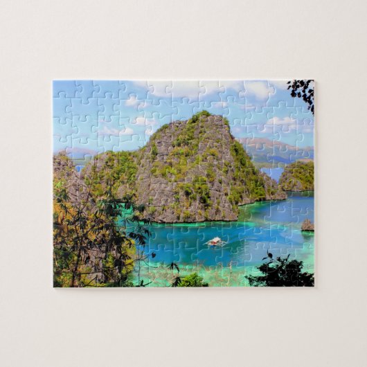 Kayangan Lake in Palawan Philippinen Puzzle (Horizontal)