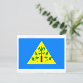 Kayangel Flag Postkarte (Stehend Vorderseite)
