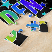 "KAYDEN" Vorname, Spaß "GLÜCKLICHER GEBURTSTAG" Puzzle (Seite)