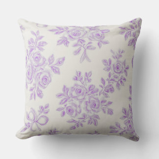Kaye and Summer Lavender Flowers Kissen