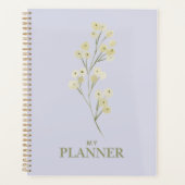 Kaye and Summer Watercolor Flowers Planer (Vorderseite)