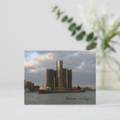 Kaye E. Barker Detroit Postkarte (Stehend Vorderseite)