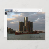 Kaye E. Barker Detroit Postkarte (Vorne/Hinten)