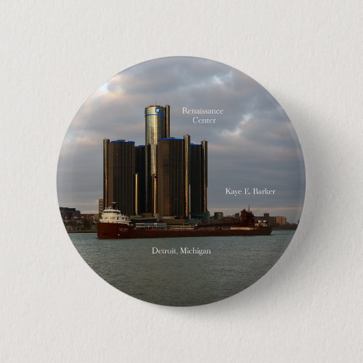 Kaye E. Barker Detroit-Taste Button (Vorderseite)