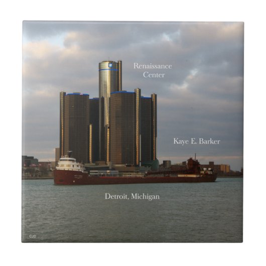 Kaye E. Barker Detroit tile Fliese (Vorderseite)