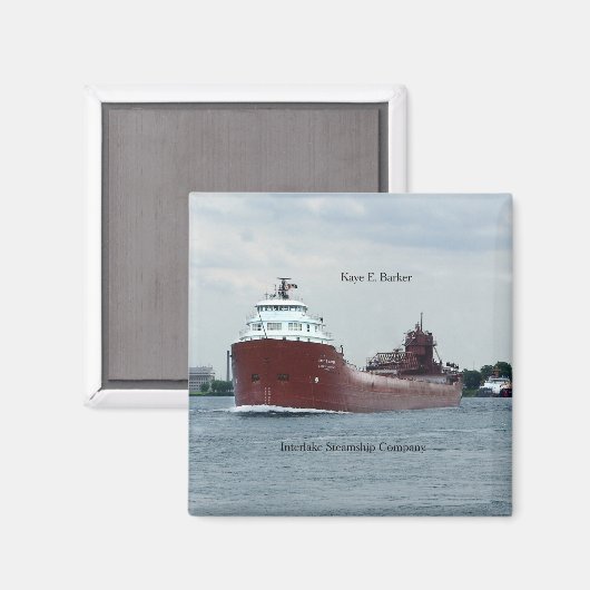 Kaye E. Barker Magnet (Vorderseite/Rückseite)