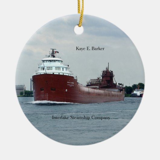 Kaye E. Barker Ornament (Vorne)