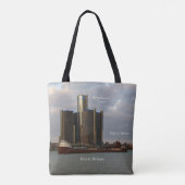 Kaye E. Barker & Ren Cen Detroit auf der ganzen Ta Tasche (Rückseite)