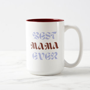 Kaye und Sommer Beste Mama Aller Zeiten Zweifarbige Tasse