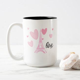 Kaye und Summer Paris Zweifarbige Tasse