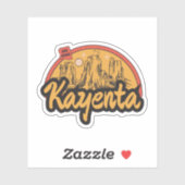 Kayenta, Arizona-Aufkleber Aufkleber (Blatt)
