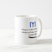 Kayi Ertugrul Ghazi Zitat über den Weg Kaffeetasse (VorderseiteRechts)