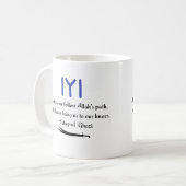 Kayi Ertugrul Ghazi Zitat über den Weg Kaffeetasse (Vorderseite Links)