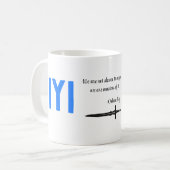 Kayi Orhan bey Quotes Kaffeetasse (Vorderseite Links)