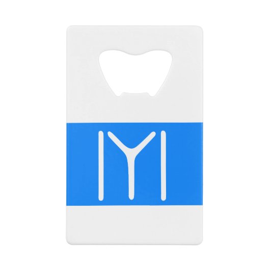 Kayi Symbol 2 Geldbeutel Flaschenöffner (Vorderseite)