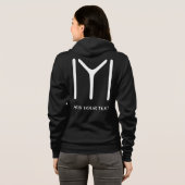 Kayi Tribe IYI Flag Hoodie (Schwarz voll)