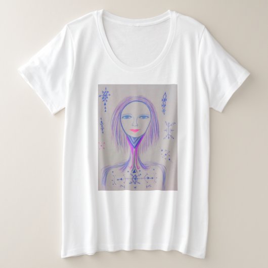 Kayla Große Größe T-Shirt (Design vorne)