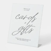 KAYLA | Karten & Geschenk Schild für Hochzeit und  (Vorderseite)