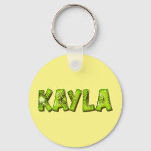 Kayla Name Kiwi Design Schlüsselanhänger