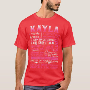 Kayla Name Personalisiert Kayla Vorname vintage T-Shirt