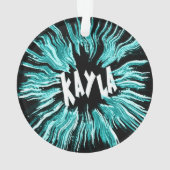 Kayla Name Star Ornament (Rückseite)