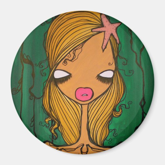 "Kayla" Round Magnet (Vorne)