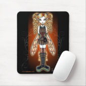 "Kayla" Steampunk Fee Mouspad Mousepad (Mit Mouse)