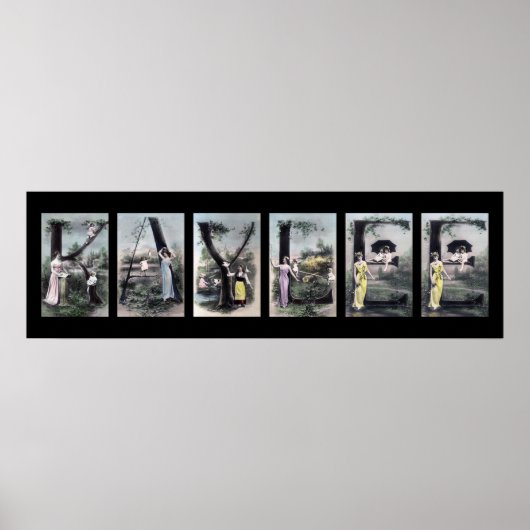 KAYLEE Alphabet Letter Name Art Poster (Vorne)