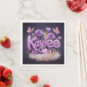 Kaylee Birthday Serviette (Beispiel)